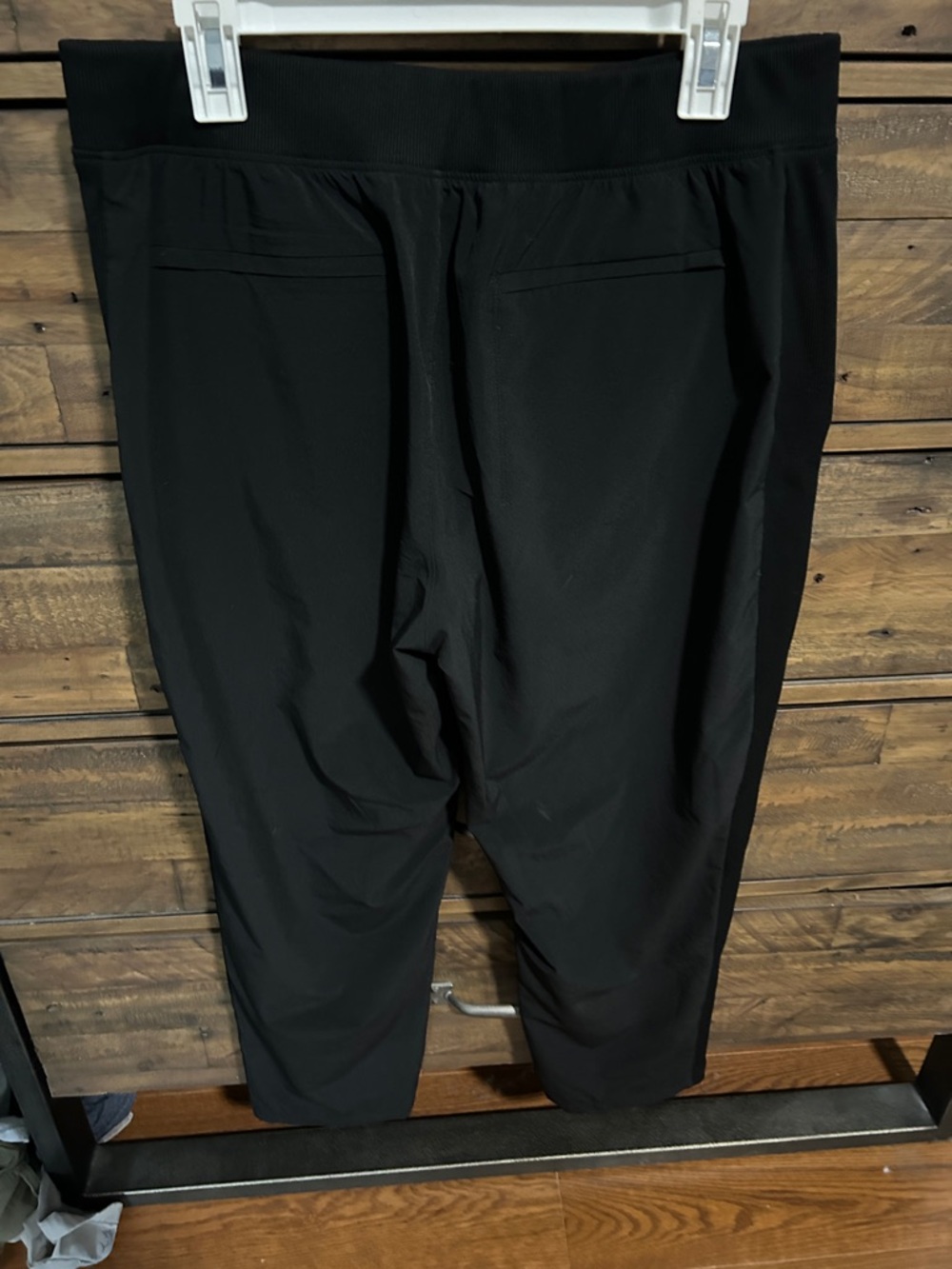 Athleta Brooklyn Black Lined Work /Athleisure Trouser 14 Petite - Picture 3 of 9